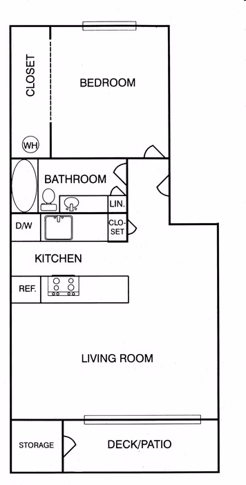 1 Bedroom 00 floor plan